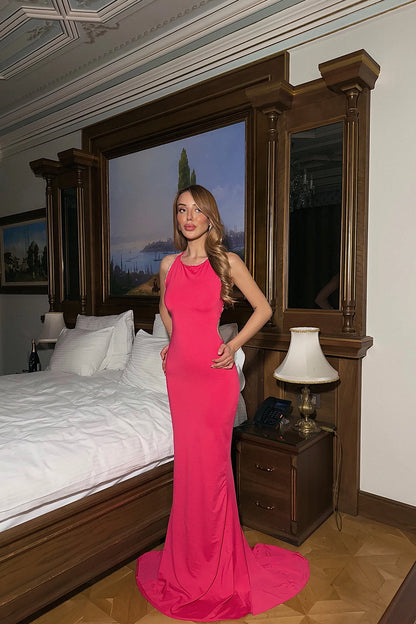 Vestido Longo Rosa