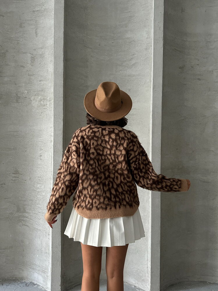 Camisola Tricô Leopardo