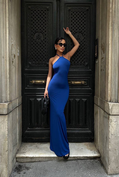 Vestido Maxi Azul