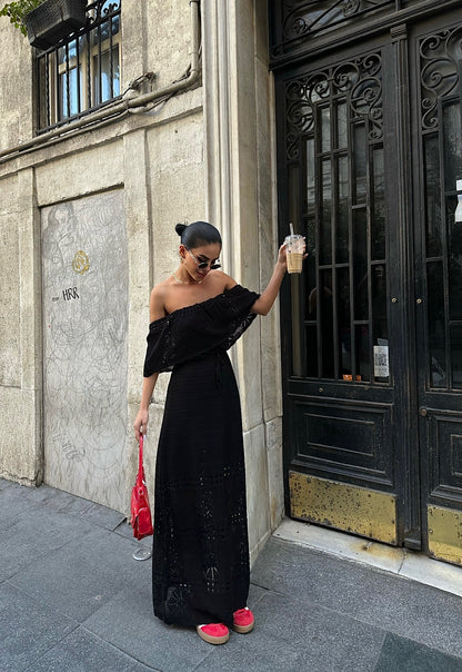 Vestido s/ Alças Vazado