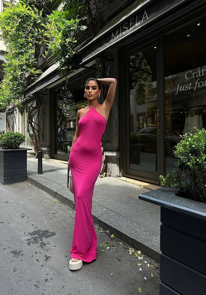 Vestido Maxi Rosa