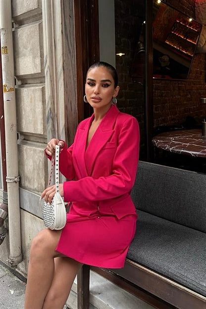 Vestido Blazer Pink