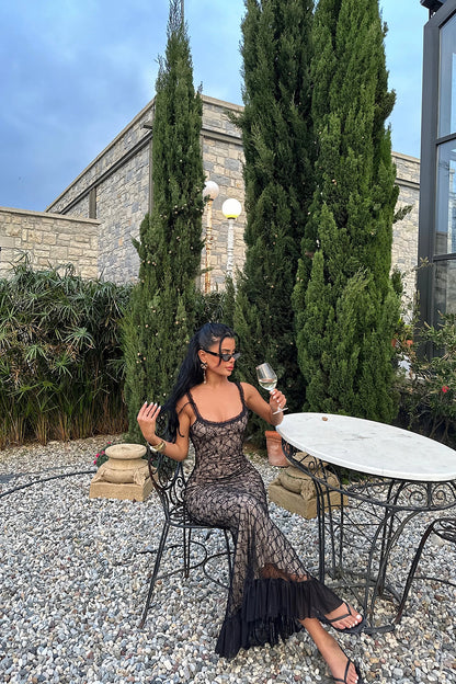Vestido Longo Rendado