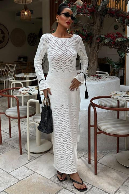 Vestido Renda c/ decote V