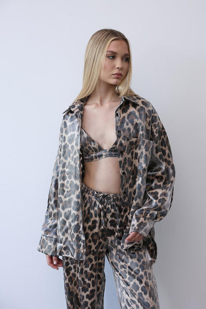 Top c/ Estampa Leopardo