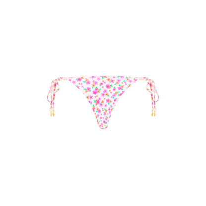 Cueca de biquíni com laço- Flamingo Flora