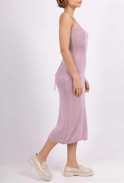 Vestido de Malha Brilhante